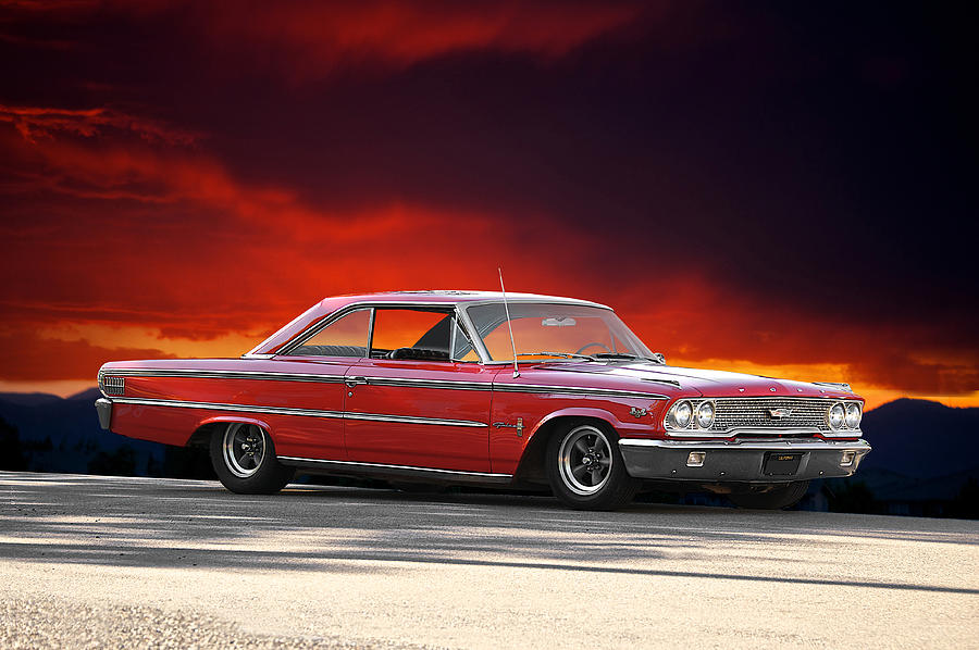 1963 Ford Galaxie 427 Photograph by Dave Koontz