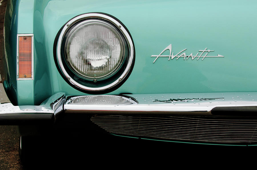 1963 Studebaker Avanti Hood Emblem Photograph by Jill Reger