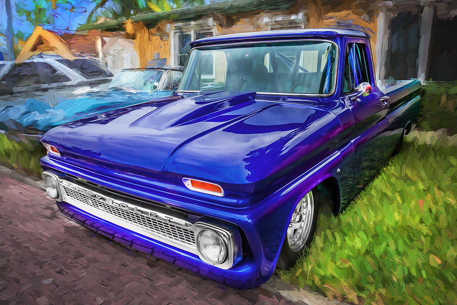 1964 Chevy C10 Pick up Truck Painted   Photograph by Rich Franco