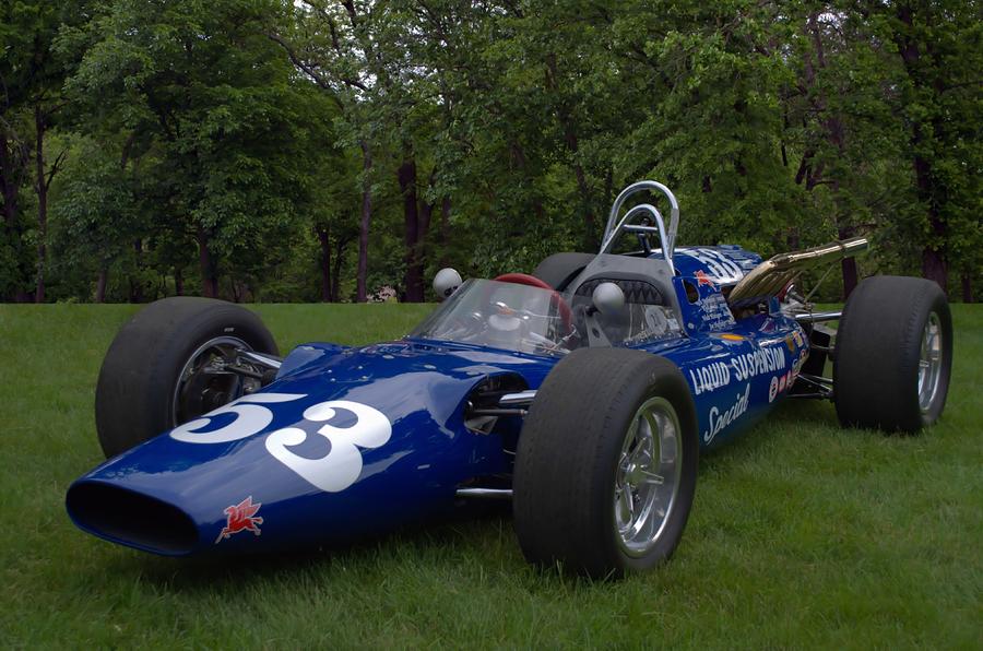 1964 Huffaker MG Liquid Suspension Special Indy Race car Photograph by Tim McCullough