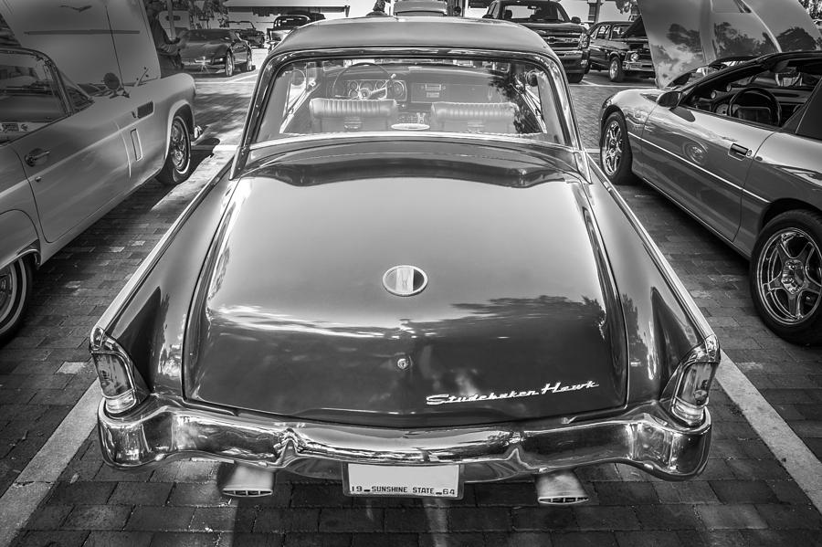 1964 Studebaker Golden Hawk GT Painted BW Photograph by Rich Franco