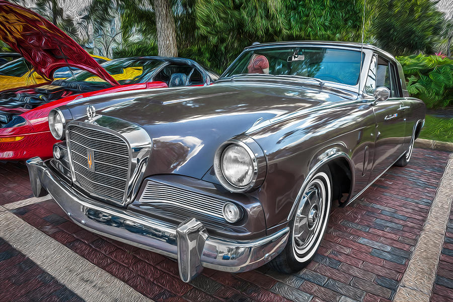 1964 Studebaker Golden Hawk GT Painted Photograph by Rich Franco