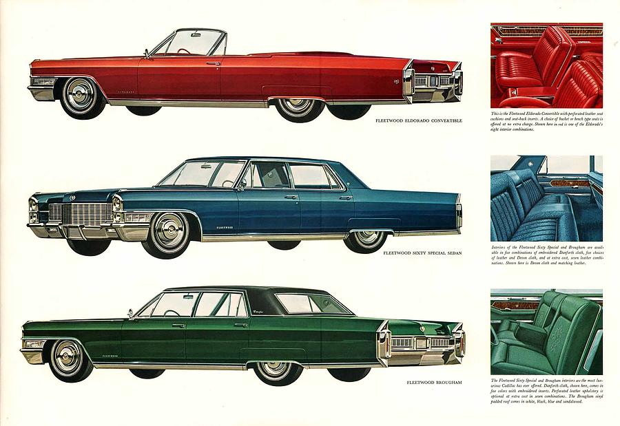 1965 Cadillac Digital Art by Georgia Clare