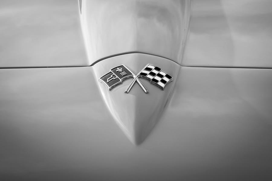 1965 Chevrolet Corvette Sting Ray Coupe BW   #10 Photograph by Rich Franco