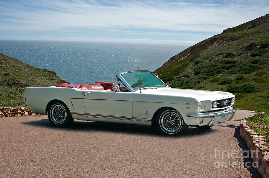 1965 Ford Mustang Convertible Photograph by Dave Koontz