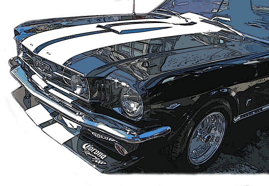 1965 Ford Mustang GT Photograph by Samuel Sheats