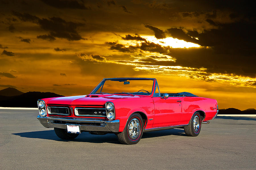 1965 GTO Convertible Photograph by Dave Koontz - Pixels