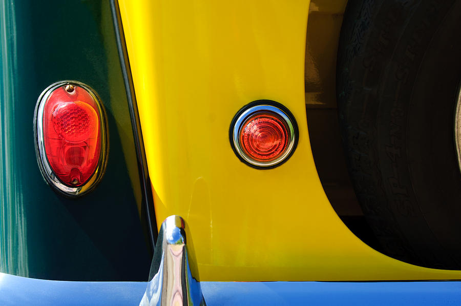 1965 Morgan Plus 4 Taillights Photograph by Jill Reger