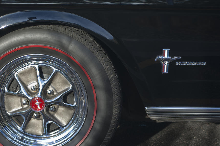 1965 Shelby prototype Ford Mustang Wheel 2 Photograph by Jill Reger