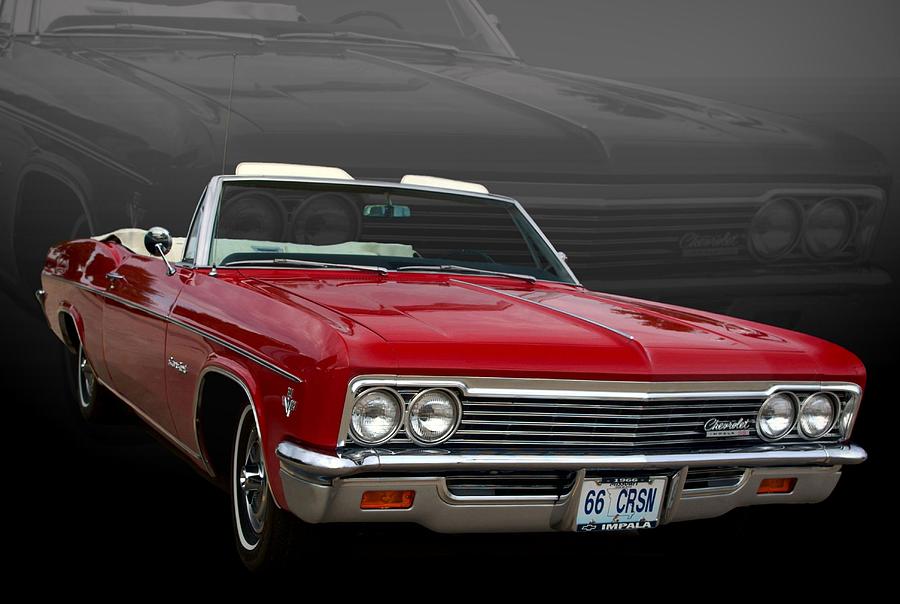 1966 Chevrolet Impala Convertible SS 327 Photograph by Tim McCullough