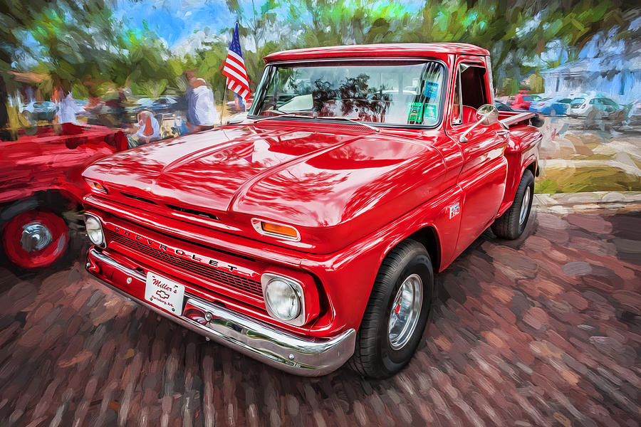 1966 Chevy C10 Pick Up Truck Painted  Photograph by Rich Franco
