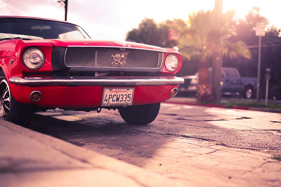 Car Photograph - 1966 Ford Mustang Convertible by Gianfranco Weiss