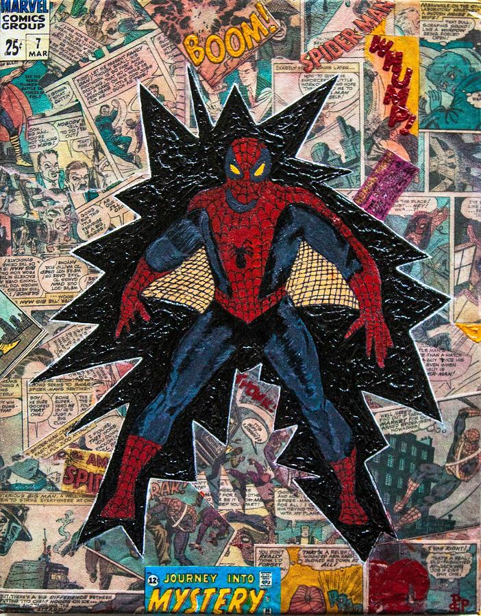 1966 Spider Man Painting by Patricia Symonds-Powell - Fine Art America