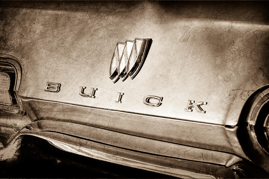 Car Photograph - 1967 Buick Lesabre Emblem by Jill Reger