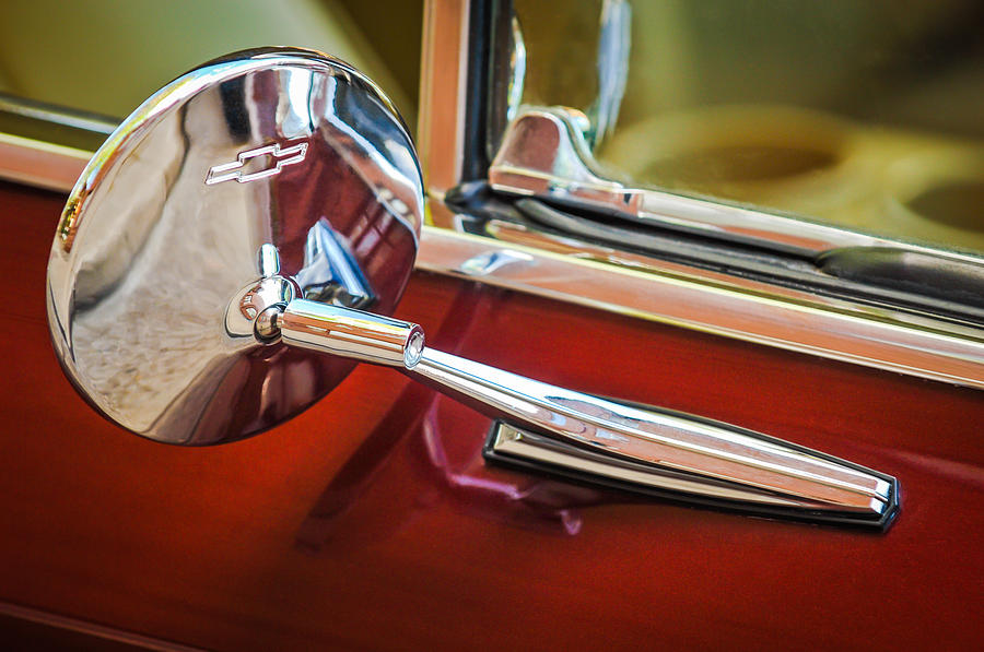 1967 Chevrolet Camaro SS 350 Rear View Mirror Emblem Photograph by Jill  Reger - Pixels