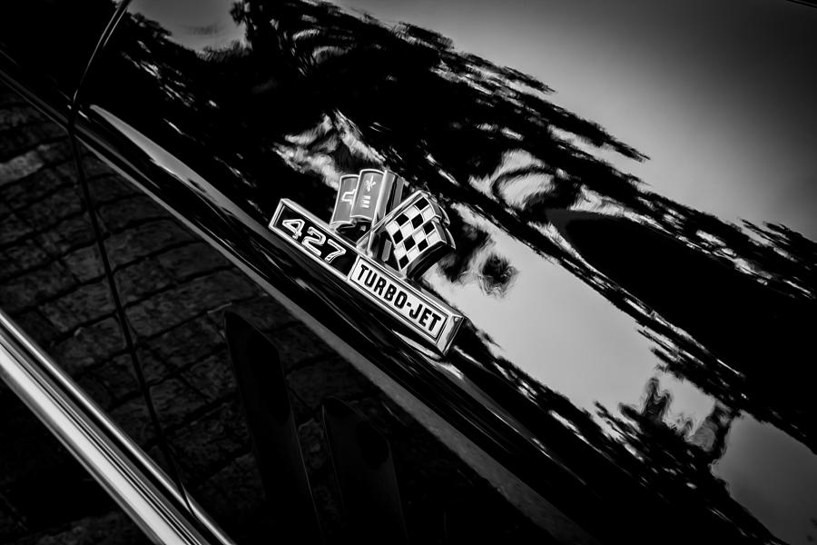 1967 Chevrolet Corvette 427 435 hp Painted BW  Photograph by Rich Franco