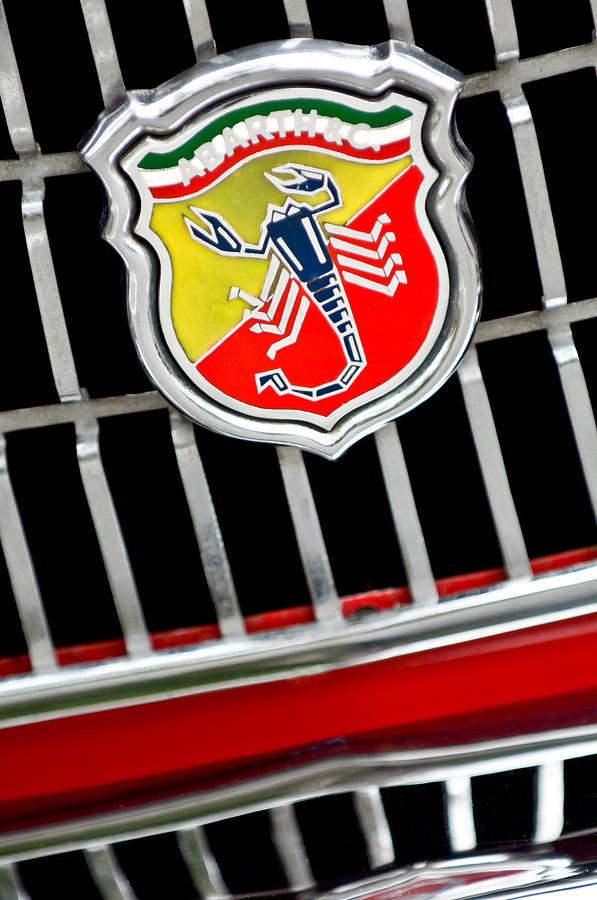 1967 Fiat Abarth 1000 OTR Emblem Photograph by Jill Reger