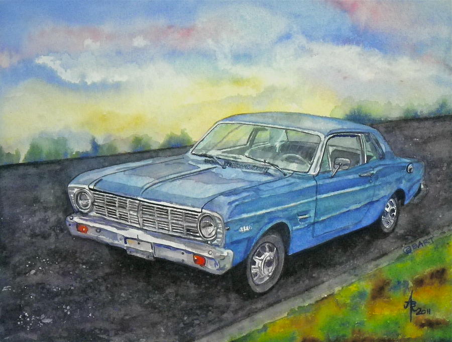 Car Painting - 1967 Ford Falcon Futura by Anna Ruzsan