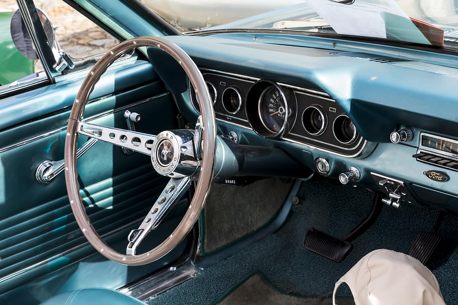 1966 / 1967 Ford Mustang Interior  Photograph by Georgia Clare
