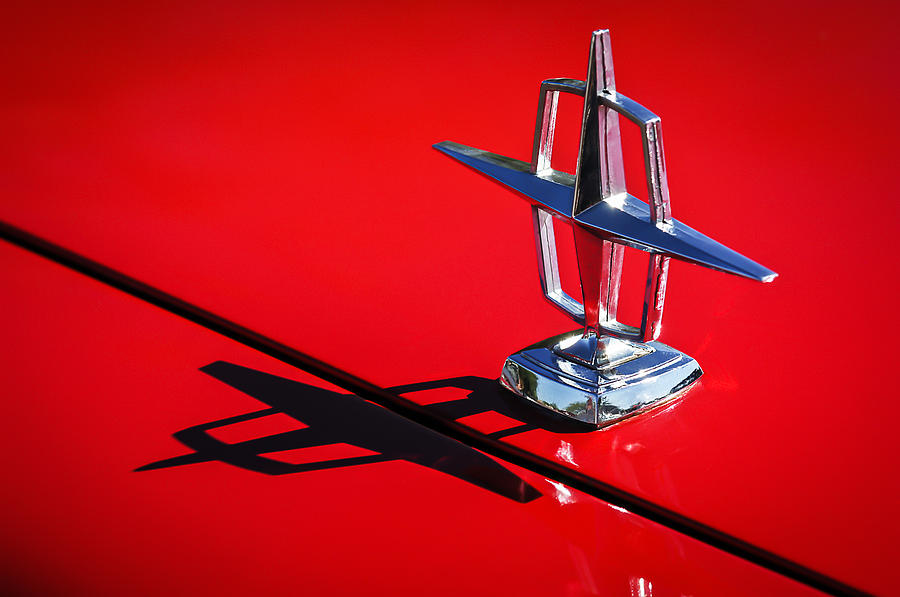 1967 Lincoln Continental Hood Ornament -1204c Photograph by Jill Reger