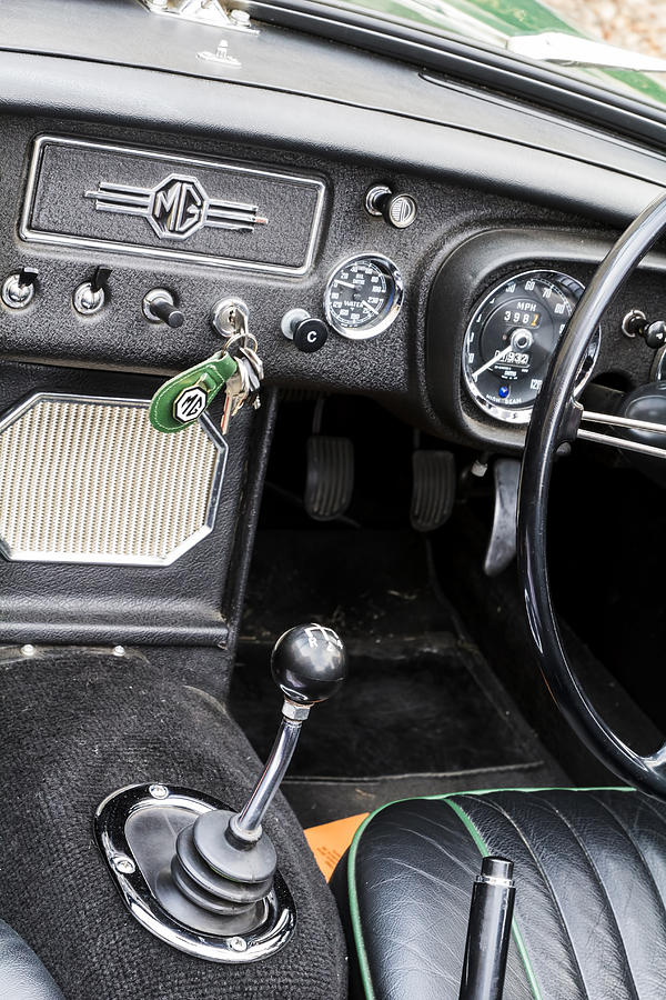 1967 MGB Dash Photograph by Georgia Clare