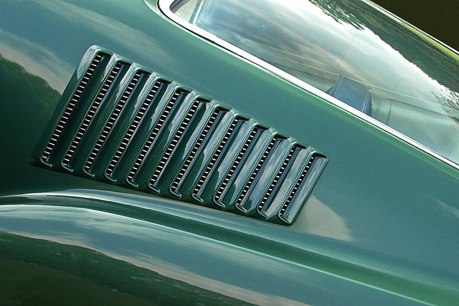 1967 Mustang Fastback Vent Photograph by Gill Billington