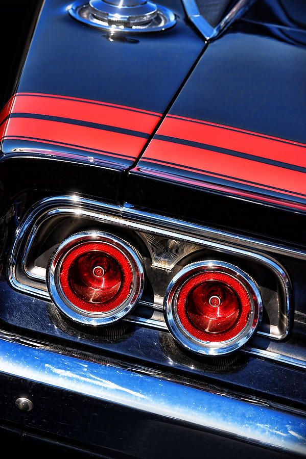 1968 Dodge Charger R/T Tail Lights Photograph by Gordon Dean II