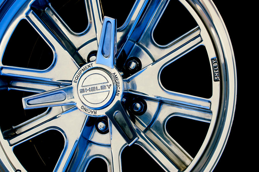 1968 Ford Mustang Fastback 427 Shelby Cobra Wheel Photograph by Jill Reger