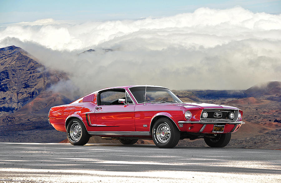 1968 Ford Mustang GT Photograph by Dave Koontz