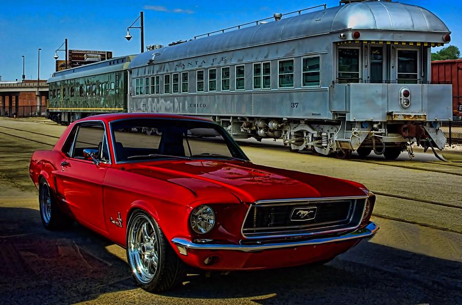 1968 Mustang Photograph by Tim McCullough