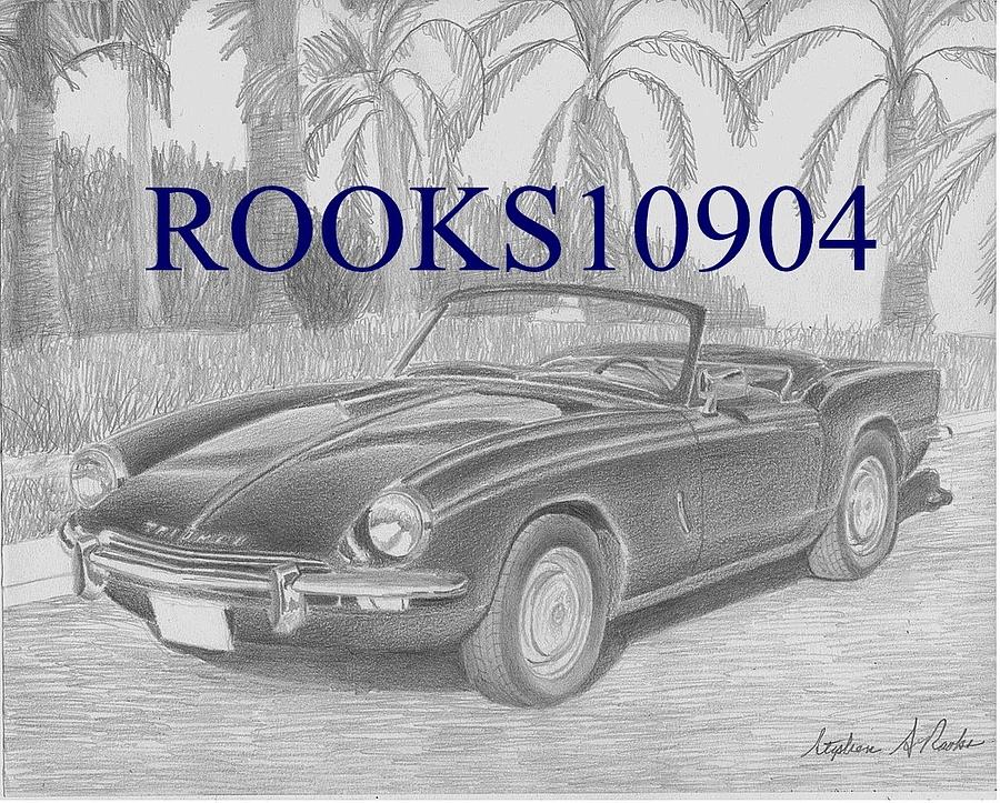 1968 Triumph Spitfire Sports Car Art Print by Stephen Rooks