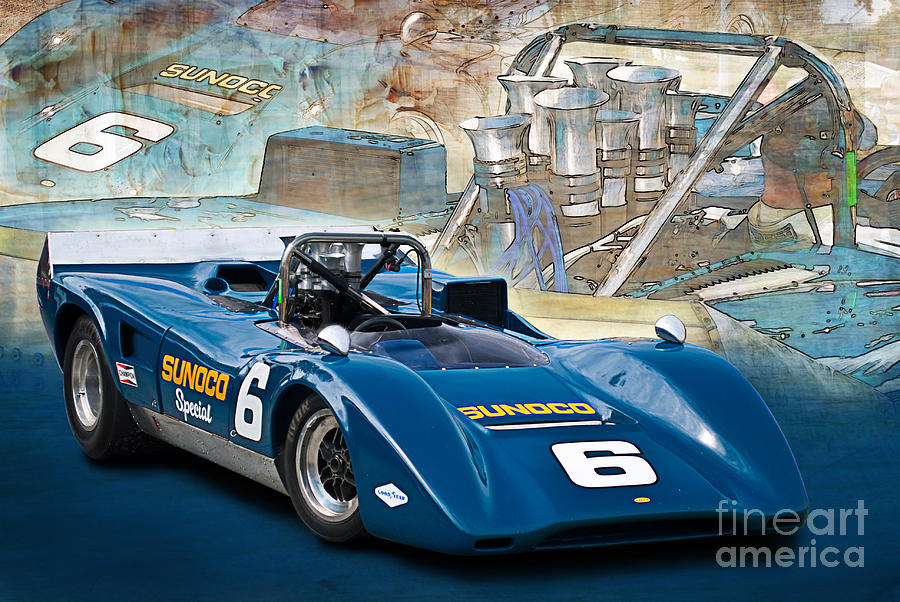 1969 Can-Am Lola T163 Photograph by Stuart Row