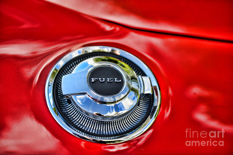 1969 Charger Fuel Cap Photograph by Paul Ward - Fine Art America