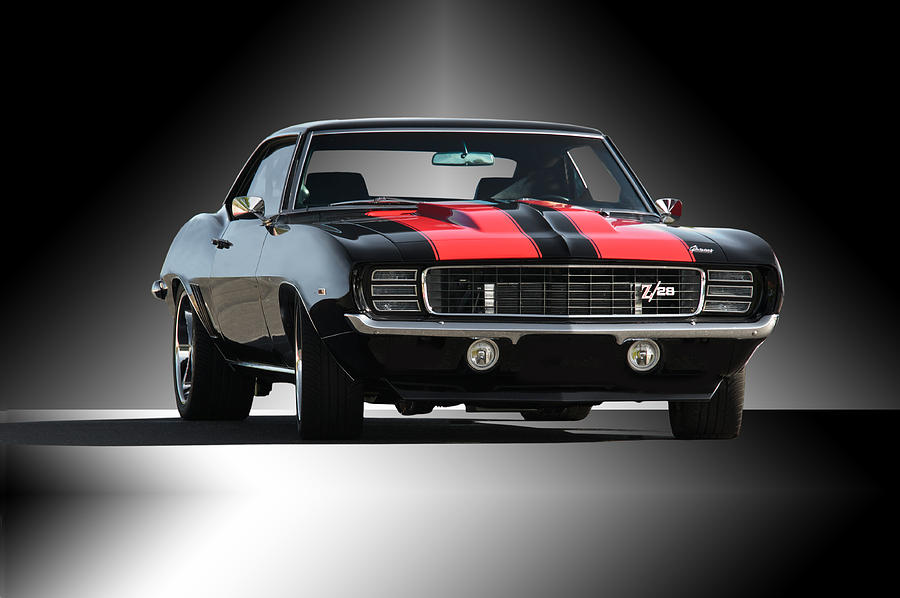 1969 Chevrolet Camaro Z28 Studio Photograph by Dave Koontz - Pixels