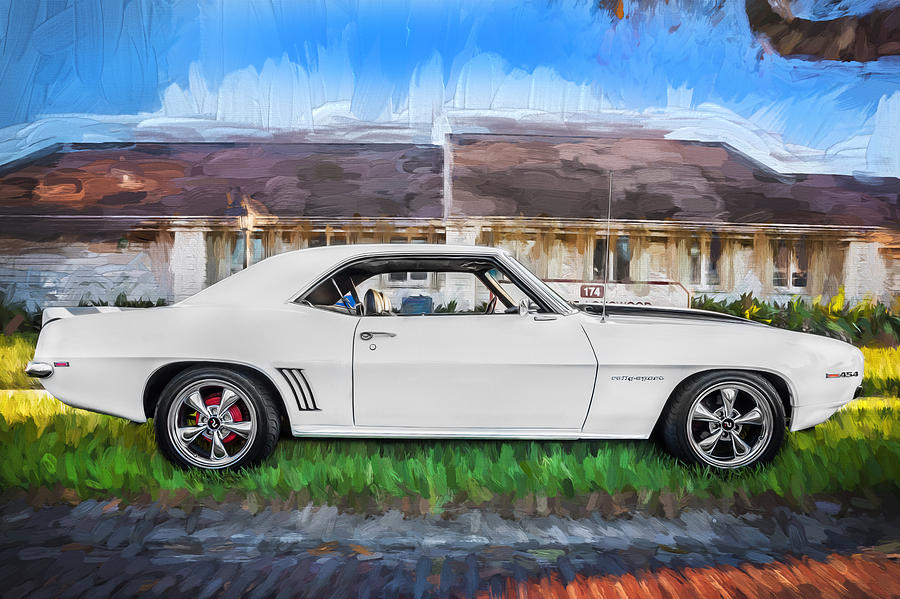 1969 Chevy Camaro RS Painted   Photograph by Rich Franco