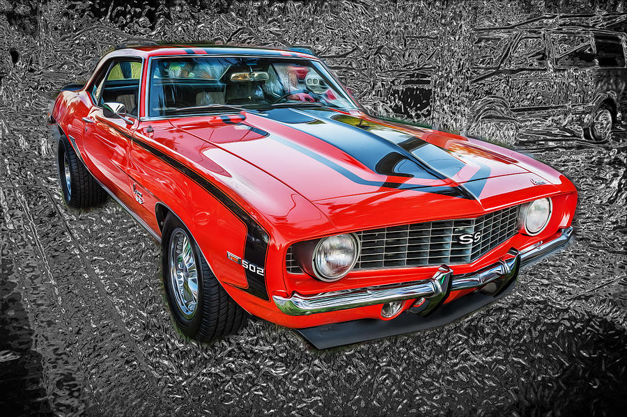 camaro ss 1969 red