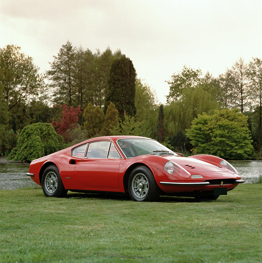 1969 Ferrari 246 Gt Dino, 2.4 Litre V6 Photograph by Panoramic Images