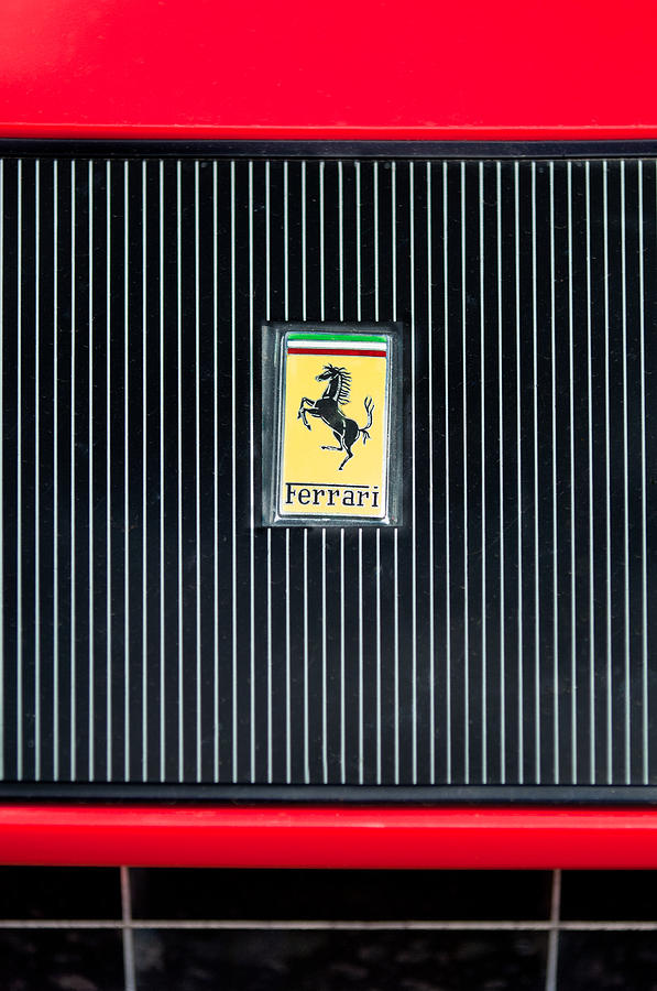1969 Ferrari 365 GTB-4 Daytona Emblem Photograph by Jill Reger