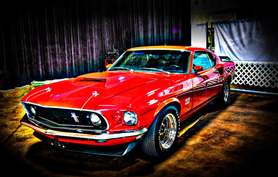 1969 Ford Boss 429 Mustang Photograph by Gavin Baker - Fine Art America