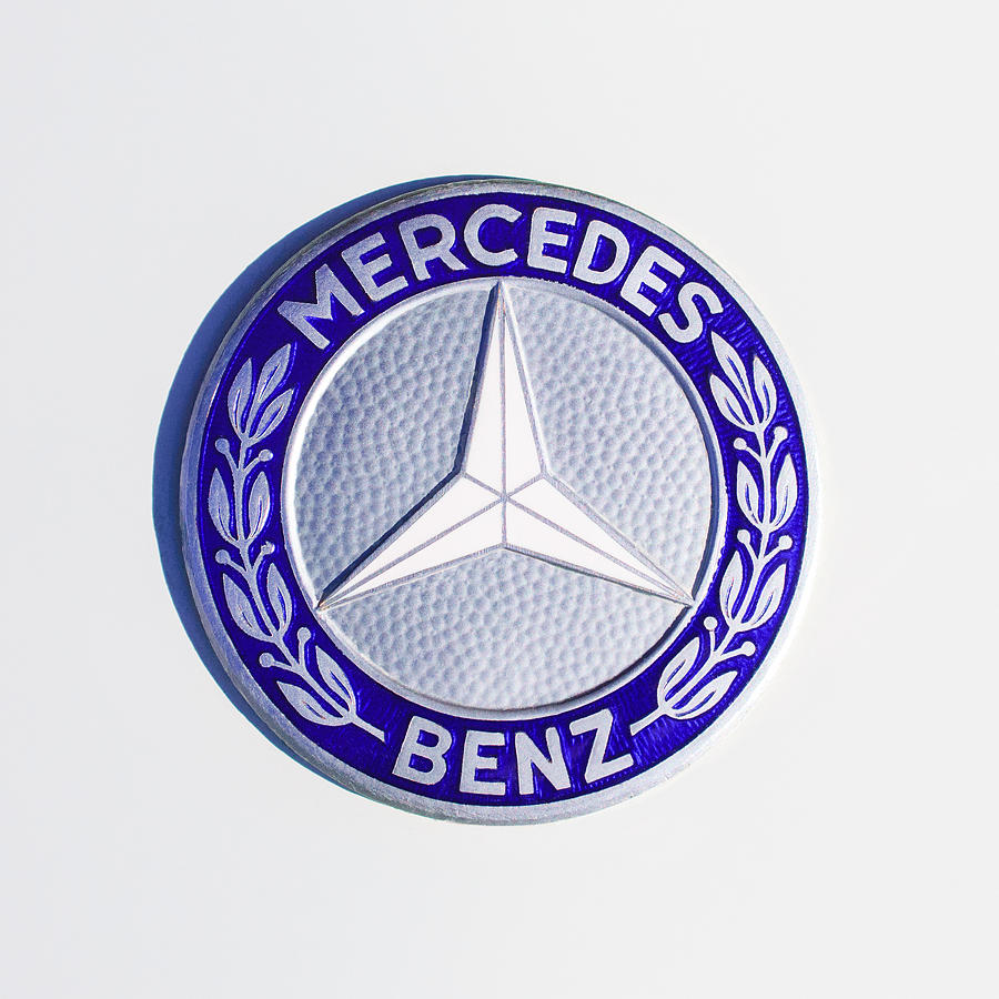 Car Photograph - 1969 Mercedes-Benz 280 SL Emblem by Jill Reger