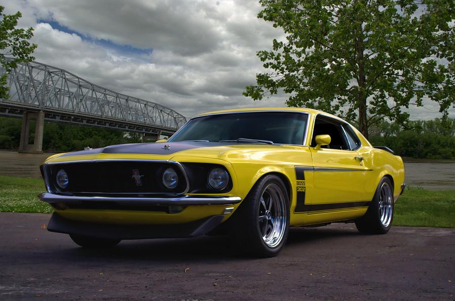 1969 Mustang Boss 302 Photograph by Tim McCullough