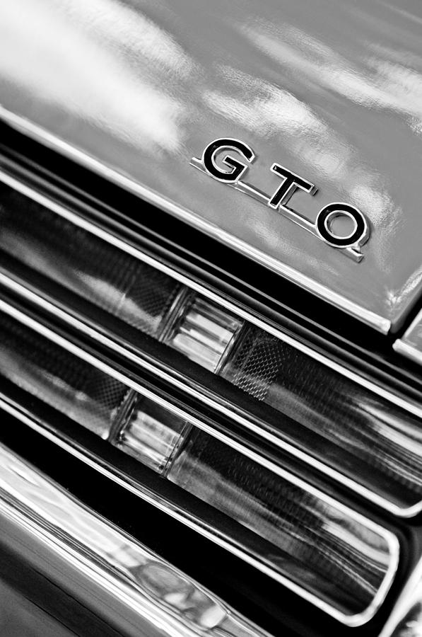 1969 Pontiac GTO Judge Taillight Emblem Photograph by Jill Reger