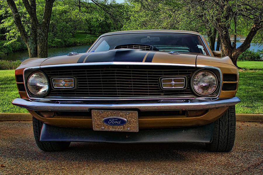 1970 Mustang Photograph by Tim McCullough