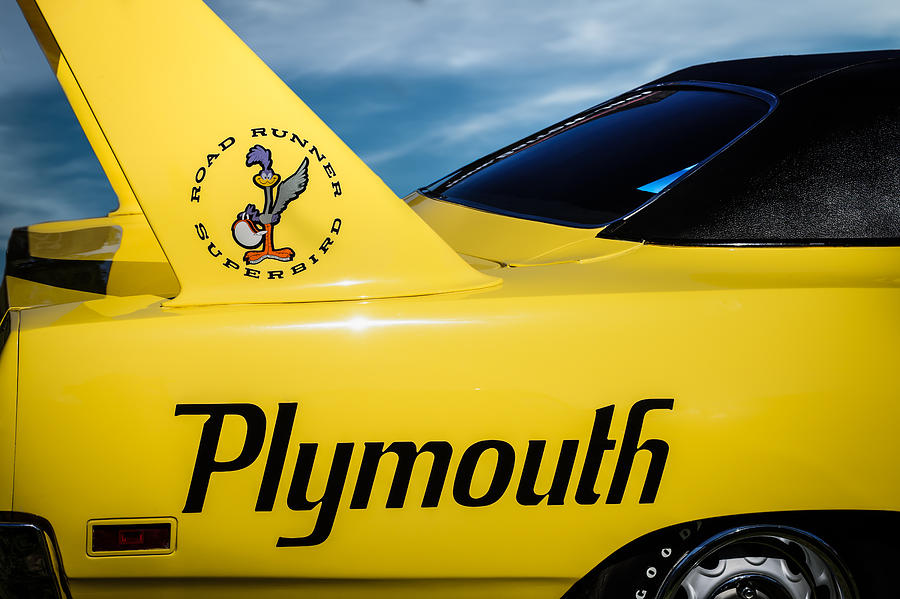 1970 Plymouth Superbird Emblem -0520c Photograph by Jill Reger