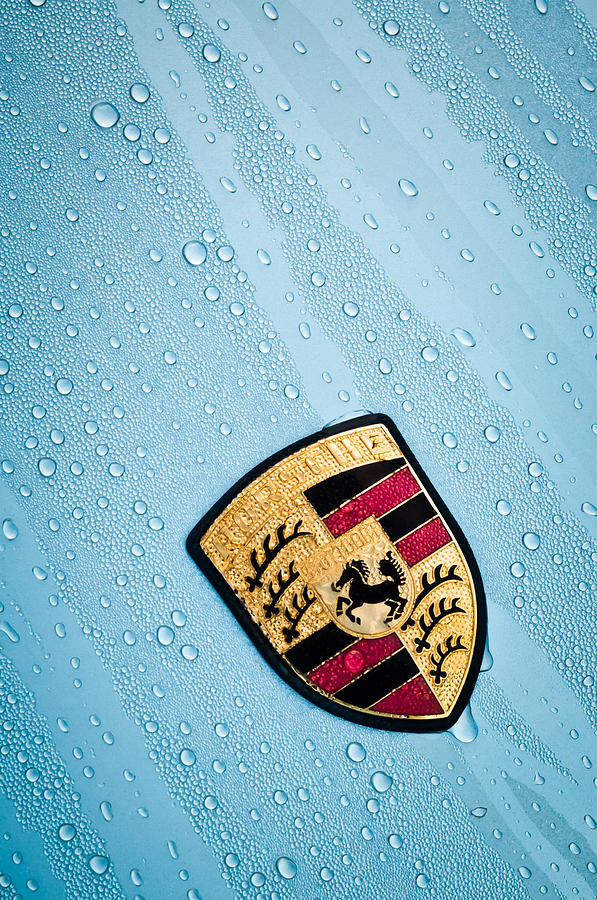 1970 Porsche 911 S Emblem -0151c Photograph by Jill Reger