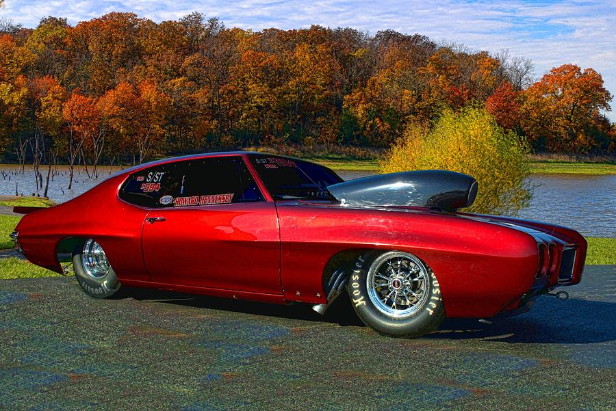 1971 Pontiac Gto Pro Street Dragster Photograph by Tim McCullough