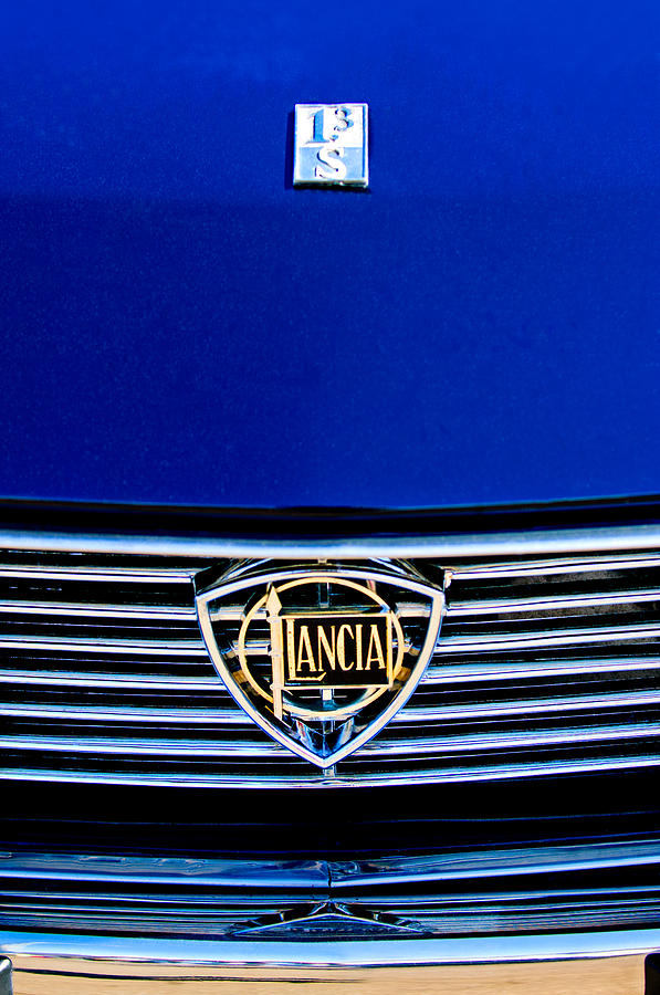 1972 Lancia Fulvia 1.3S S2 Grille Emblem Photograph by Jill Reger