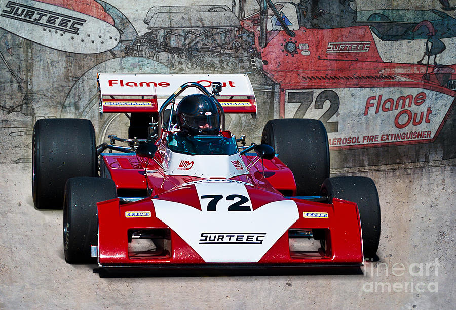 1972 Surtees TS9B#6 - Front View Photograph by Stuart Row