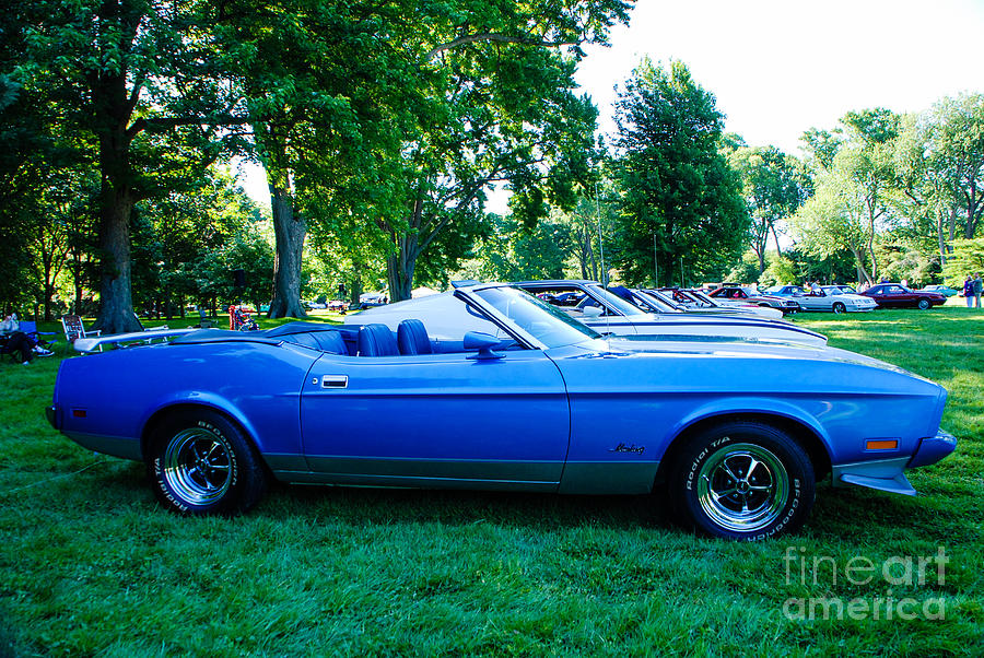 1973 Ford Mustang Convertible Photograph by Grace Grogan