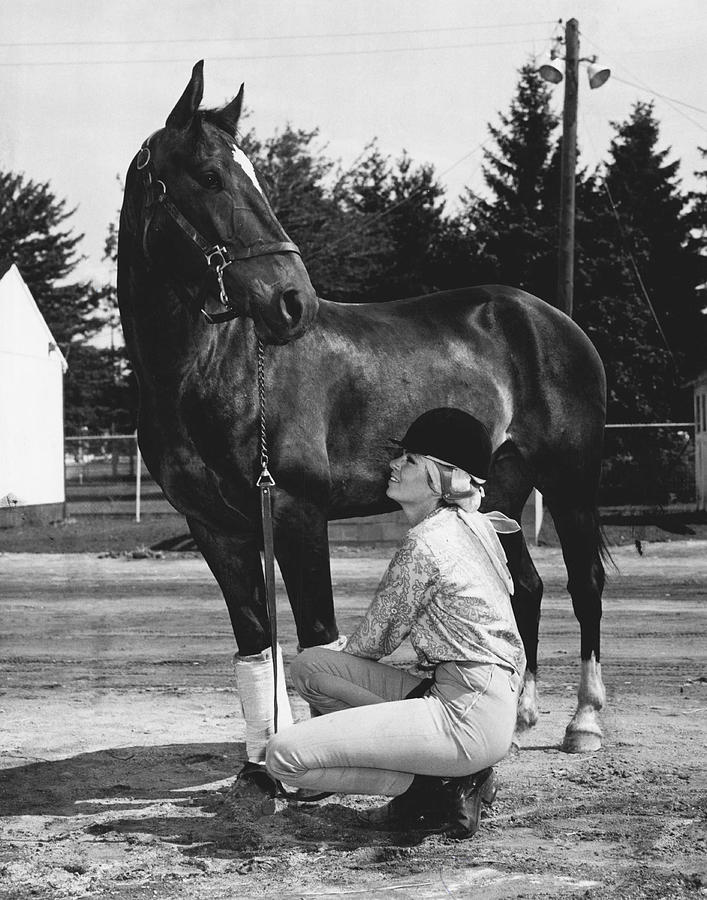 1975 Rockingham Park Vintage Horse Racing Photograph by Retro Images Archive